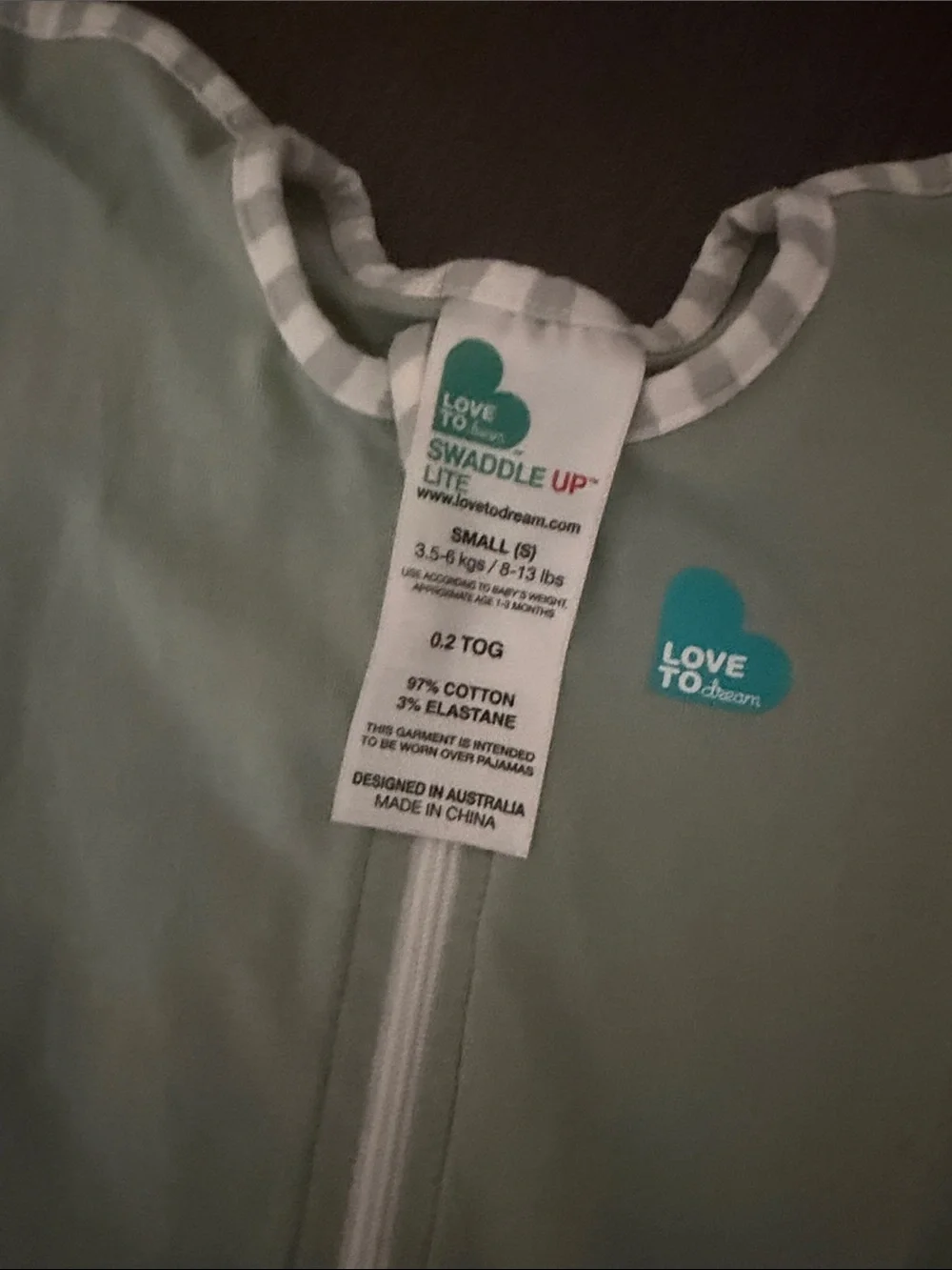 Love to Dream Swaddle Up Lite 0.2 TOG (Small)